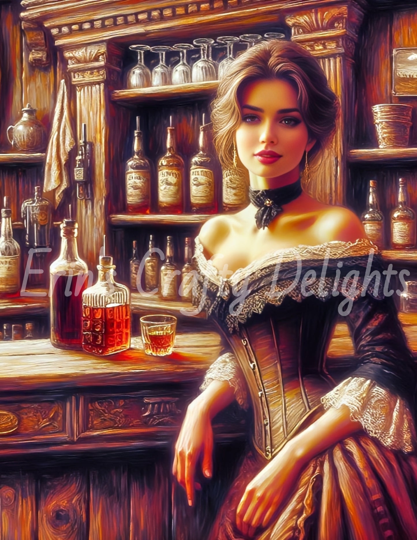 1800s Saloon Girl 4