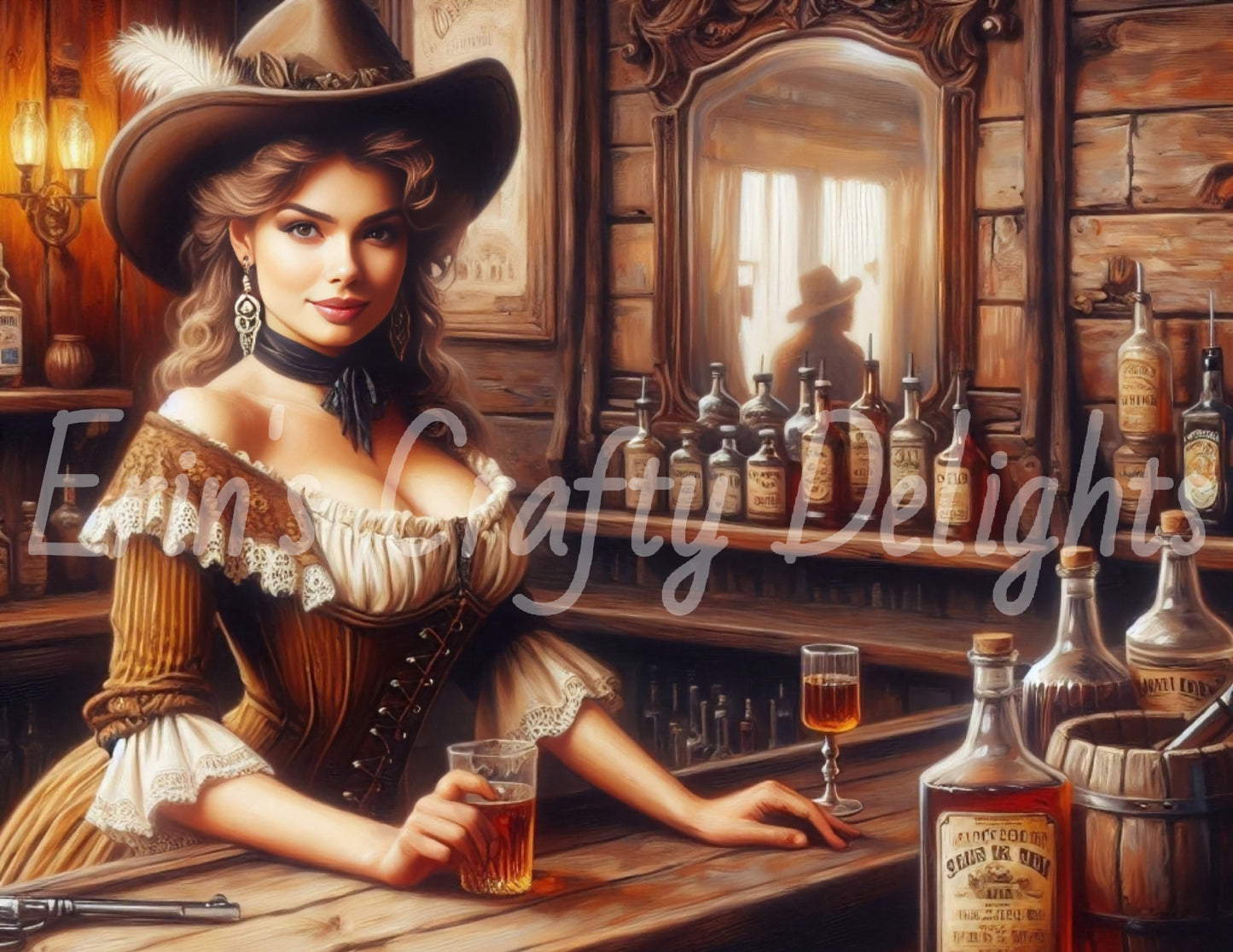 1800s Saloon Girl 6