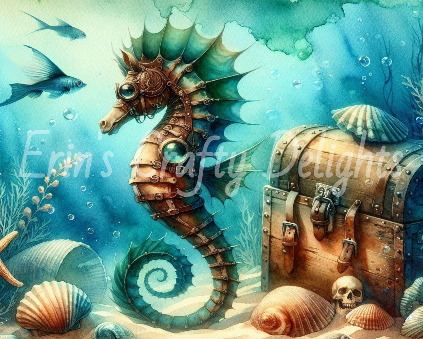 Seahorse & Treasure 1