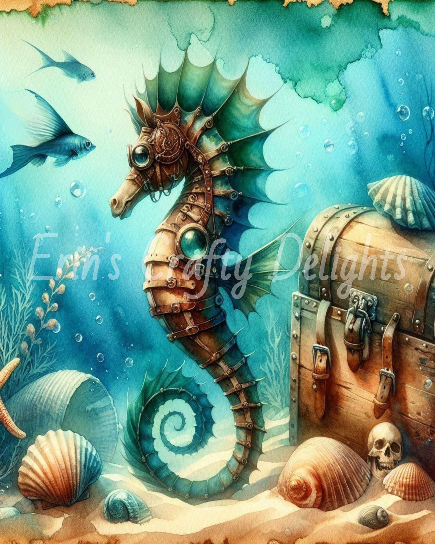Seahorse & Treasure 1