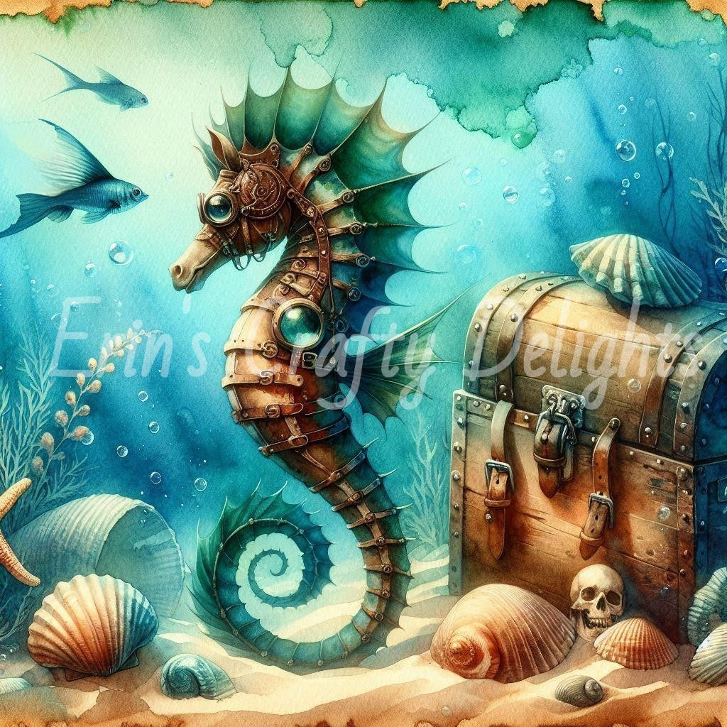 Seahorse & Treasure 1
