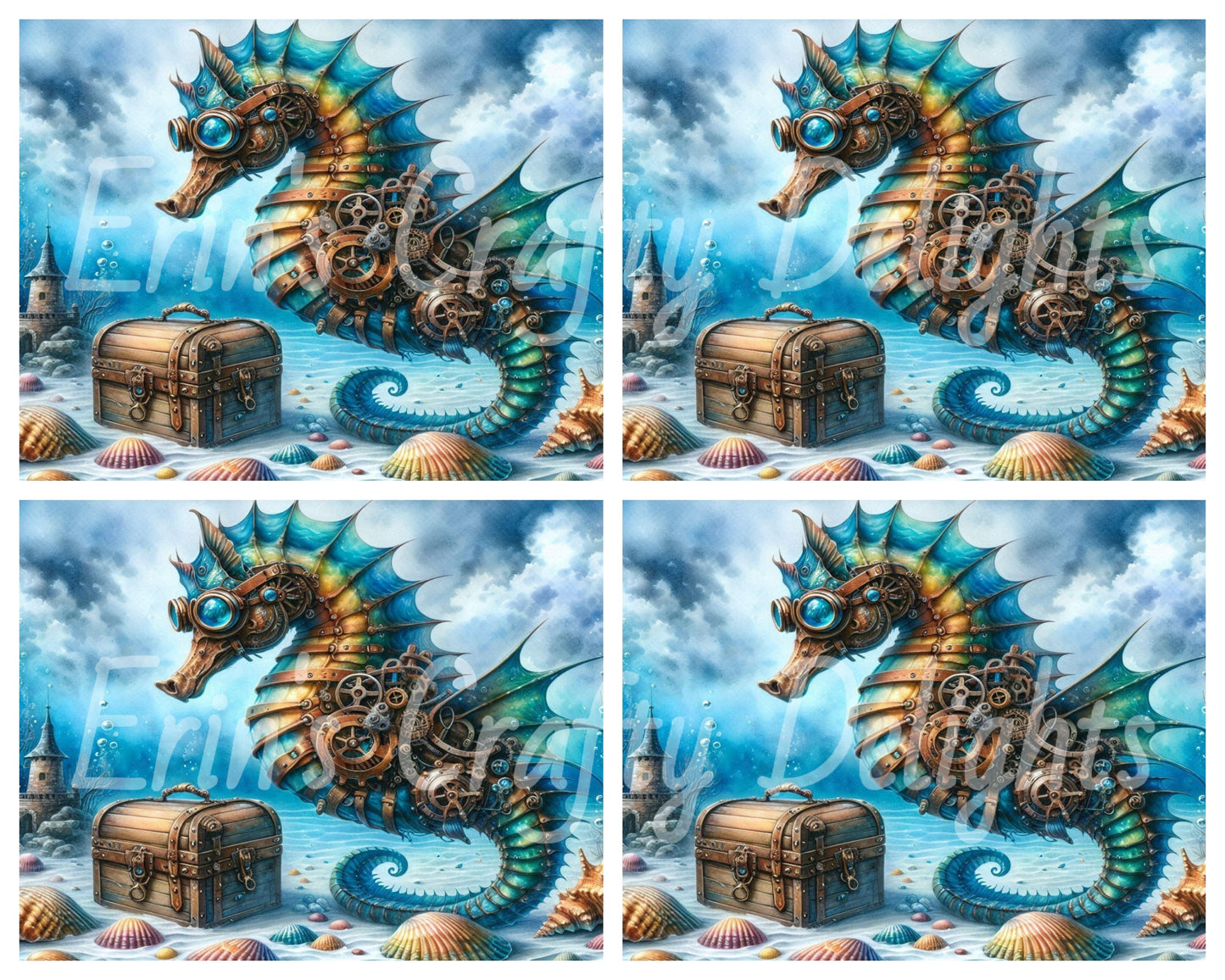 Seahorse & Treasure 3