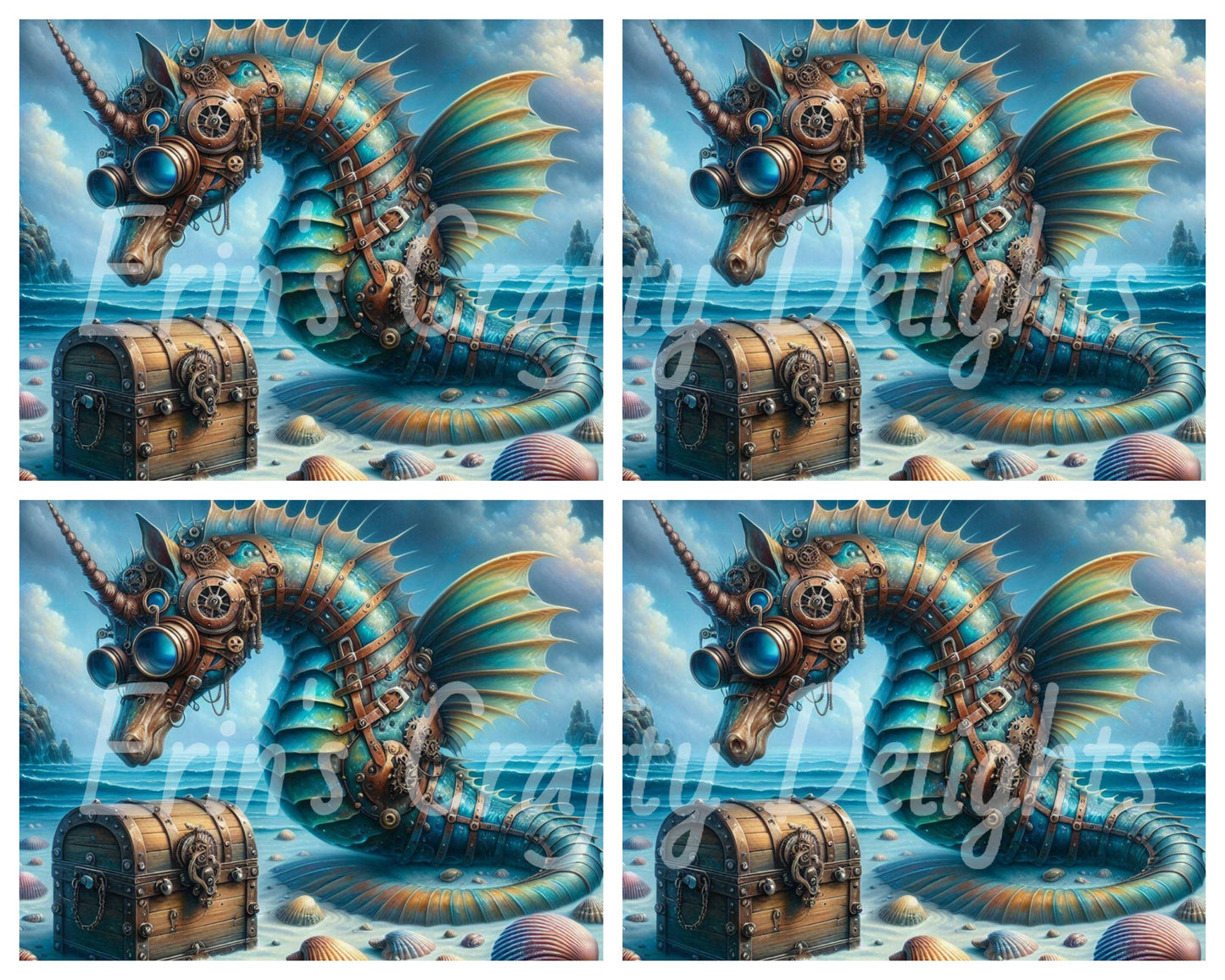 Seahorse & Treasure 4
