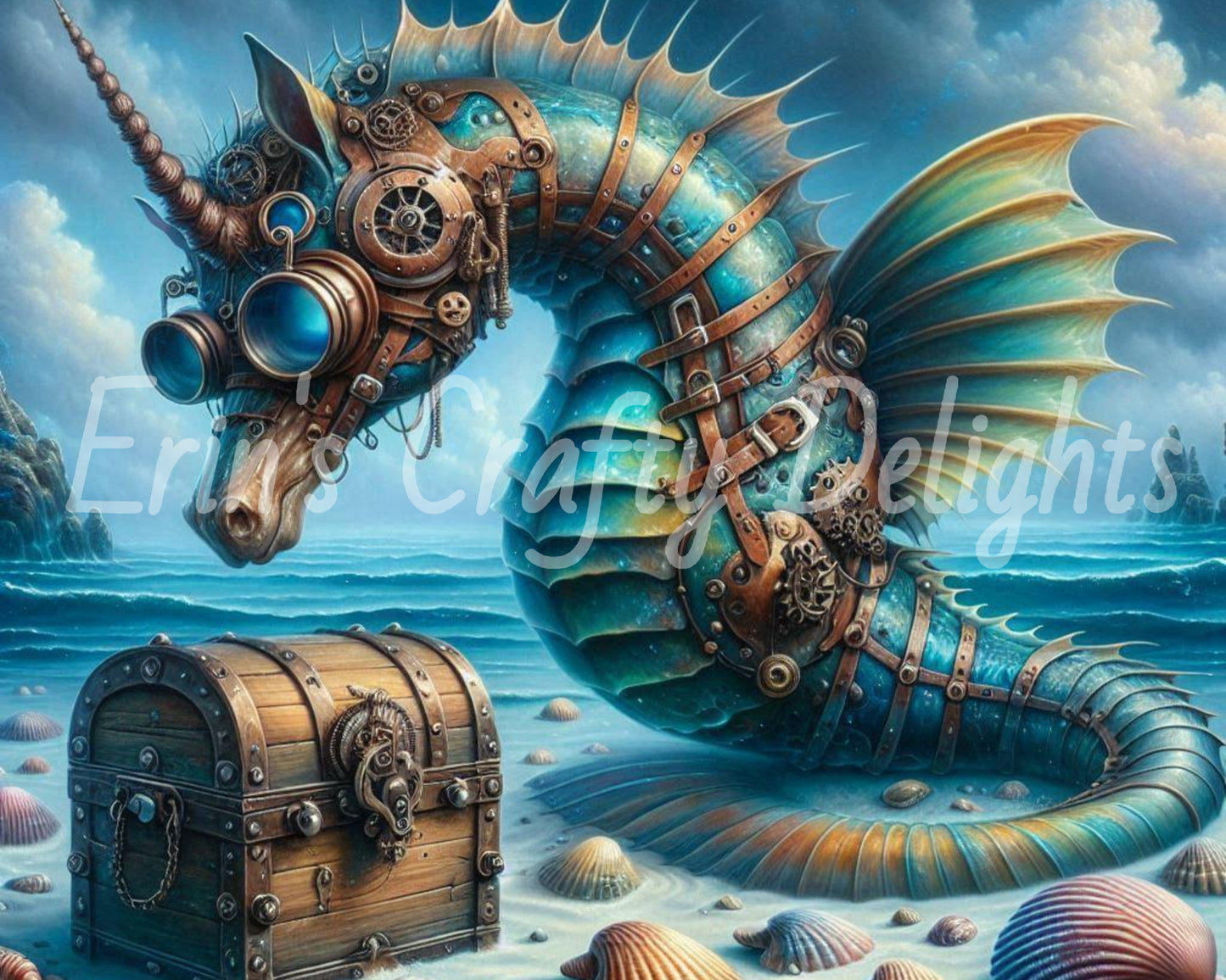 Seahorse & Treasure 4
