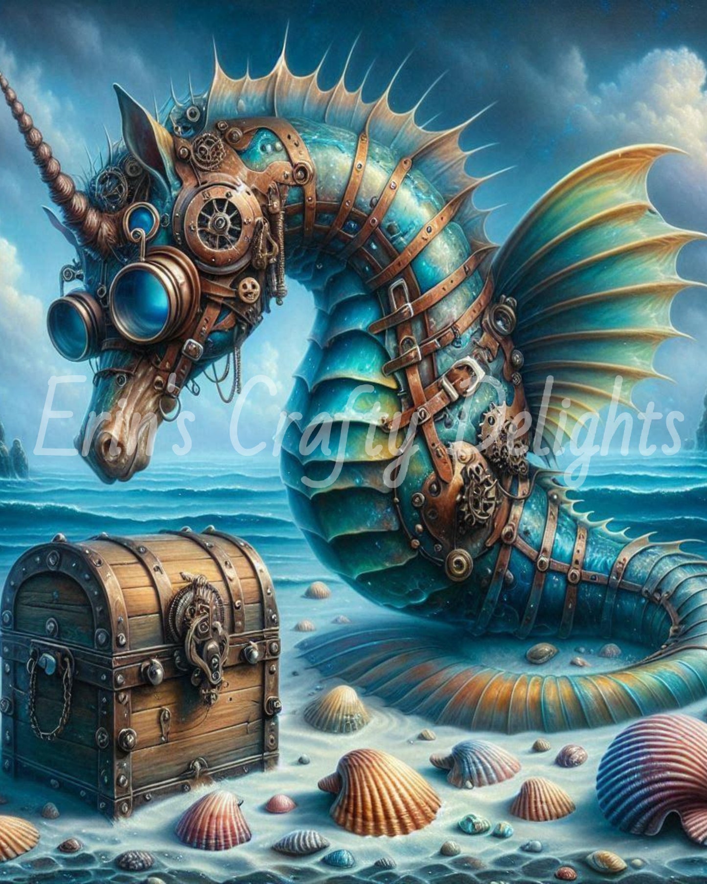 Seahorse & Treasure 4