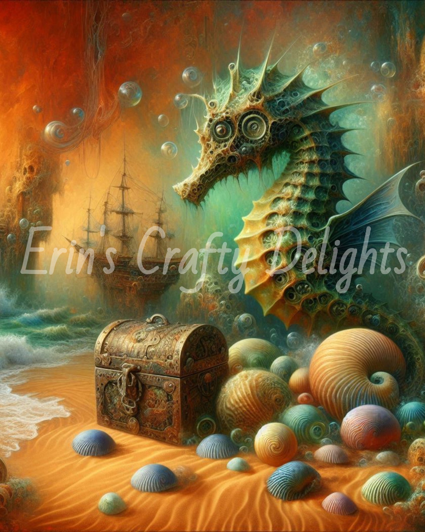 Seahorse & Treasure 7