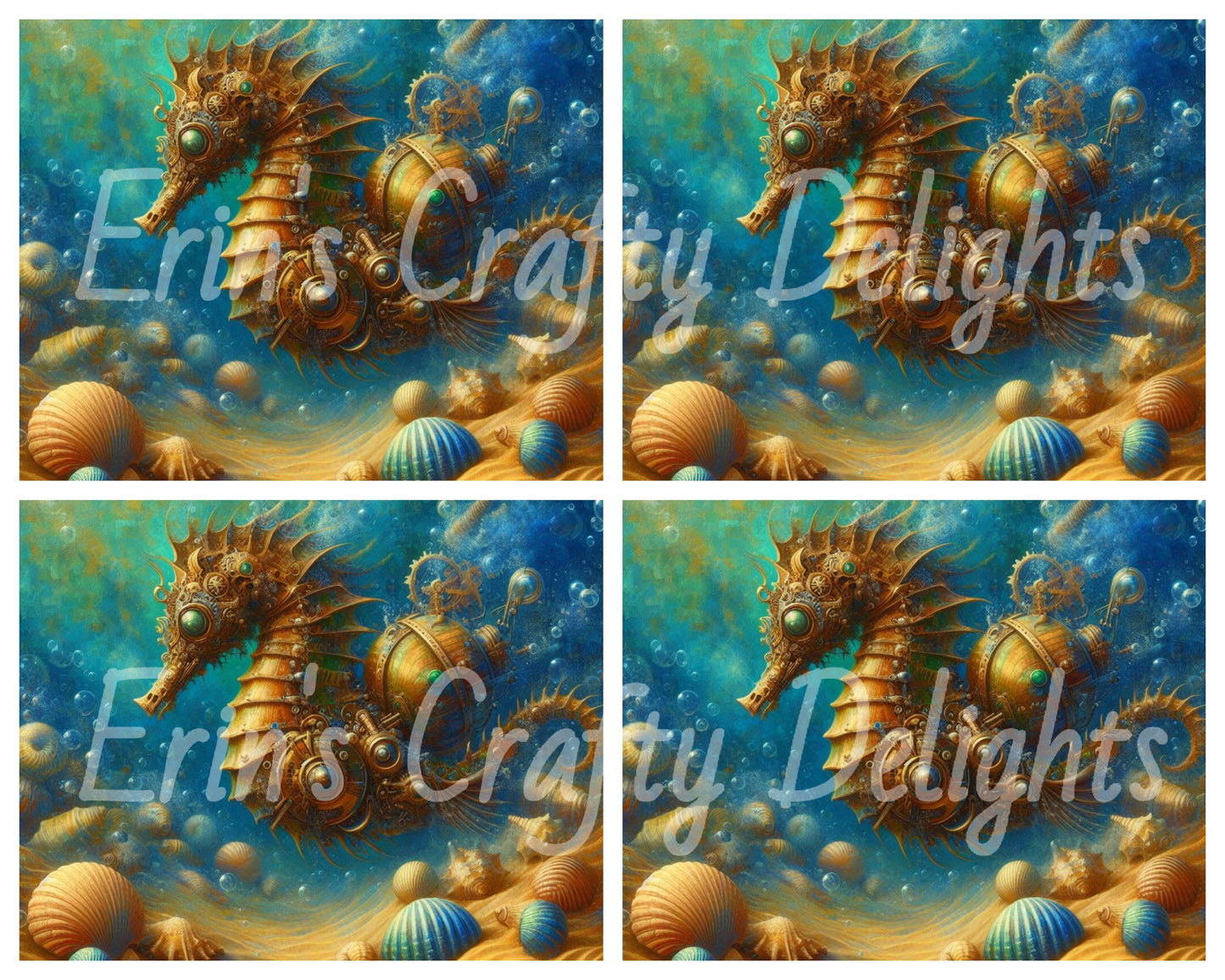 Seahorse & Treasure 8