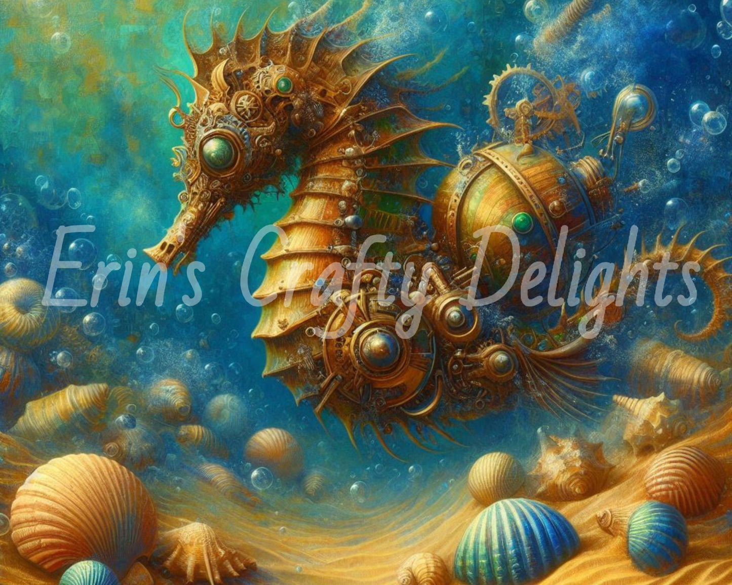 Seahorse & Treasure 8