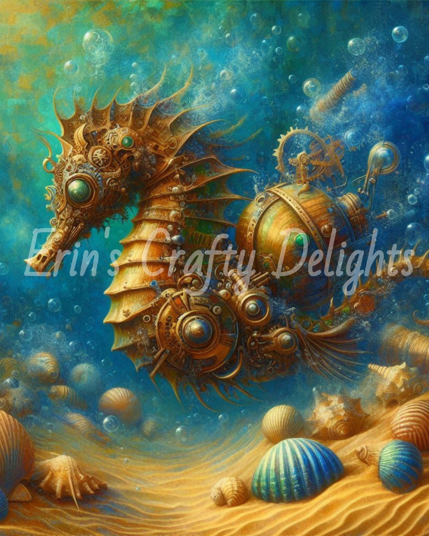 Seahorse & Treasure 8