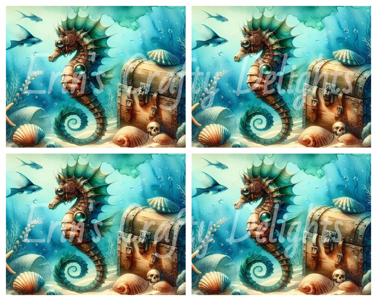 Seahorse & Treasure 1