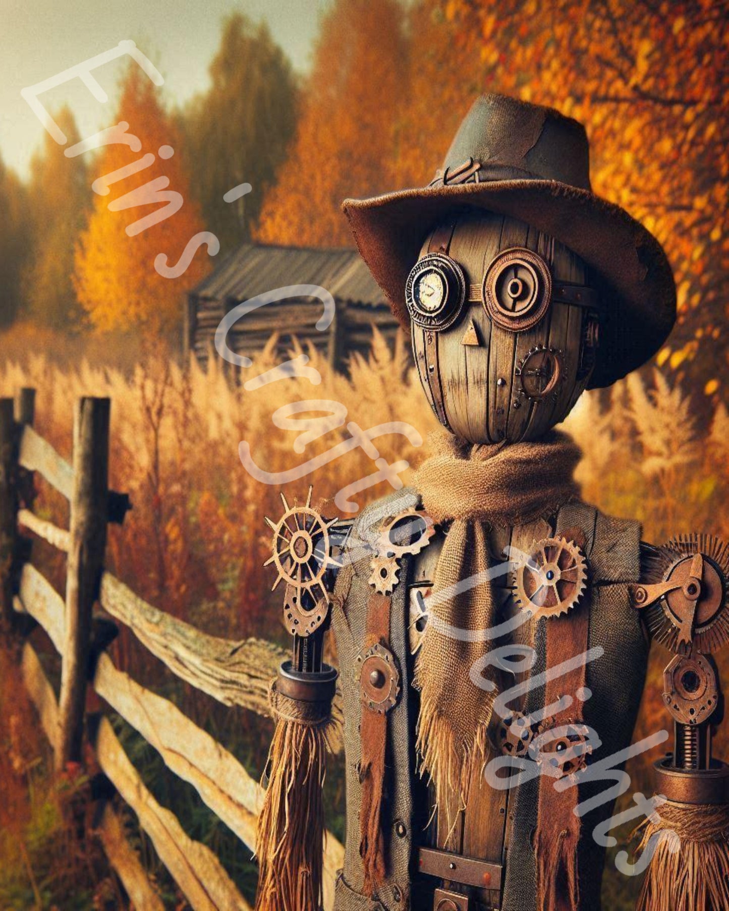 Steampunk Scarecrow 1