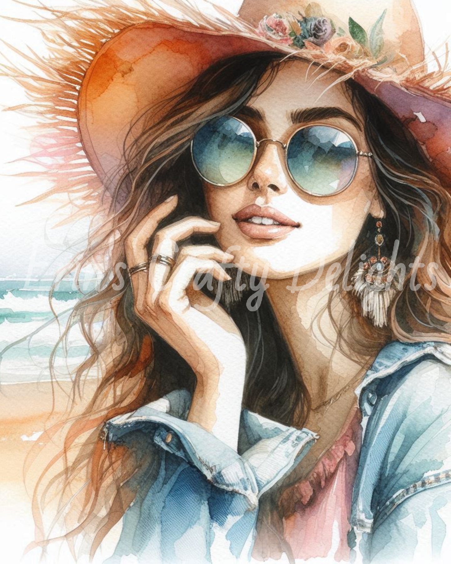 Woman on Beach 1