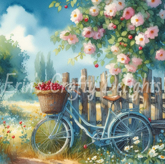 3 Sq Cherry Lane 8x8 Printable