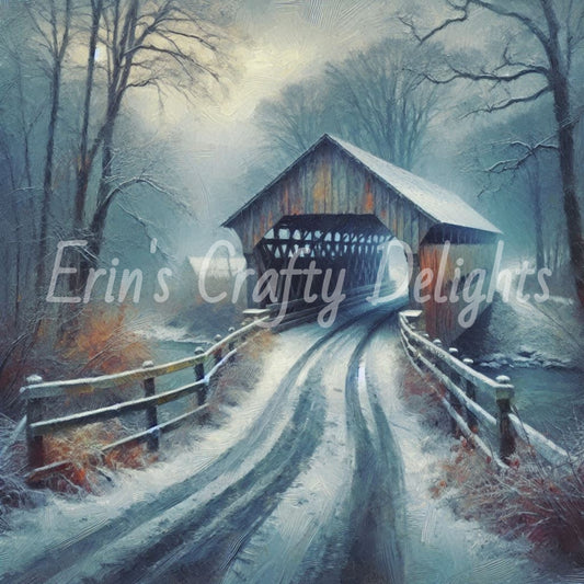 1 Covered Bridge in Winter