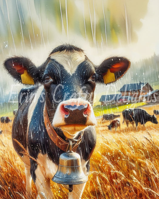 1 Fall Cow in Rain