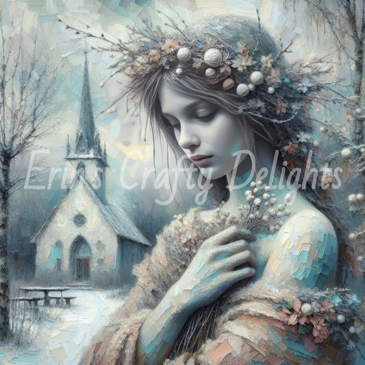 1 Frozen Mid-Winter Woman