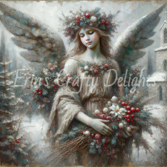 1 Stone Christmas Angel