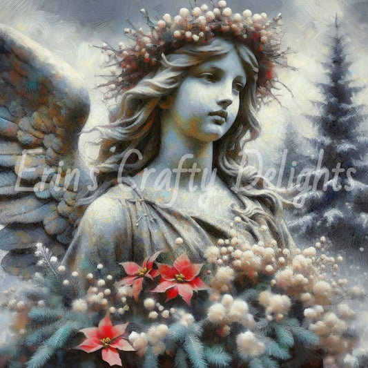 10 Stone Christmas Angel