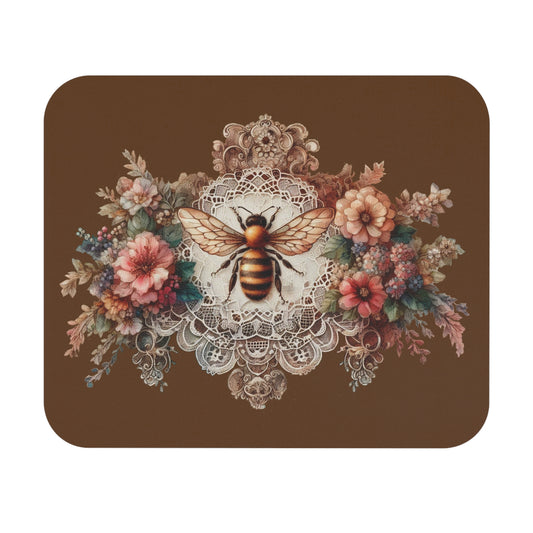 Victorian Lace Bee Mouse Pad (Rectangle)