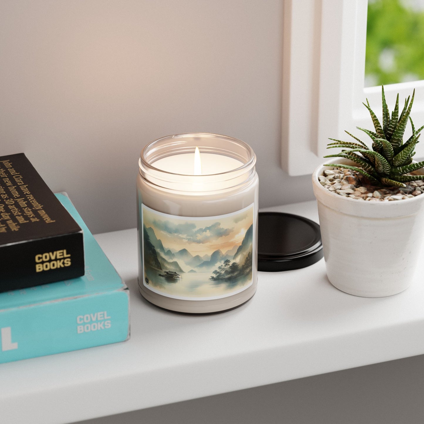 Peaceful Shores Coconut Cream & Cardamom Scented Soy Candle, 9oz