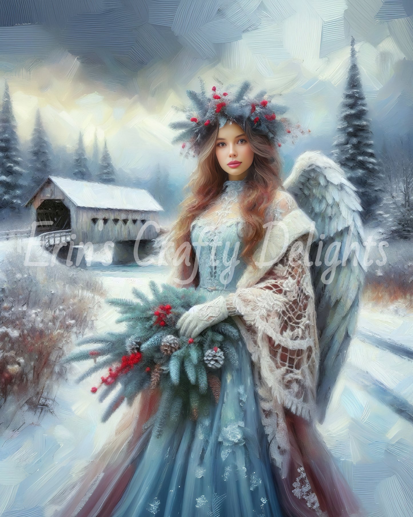 12 Cowgirl Christmas Angel