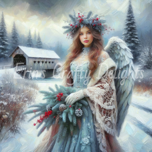 12 Cowgirl Christmas Angel