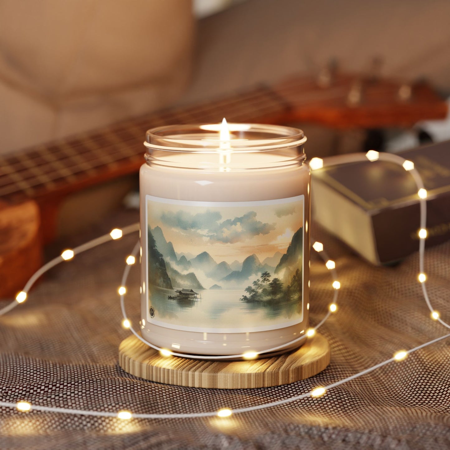 Peaceful Shores Coconut Cream & Cardamom Scented Soy Candle, 9oz
