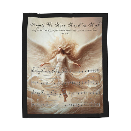 Plush Blanket - Angels We Have Heard on High Design