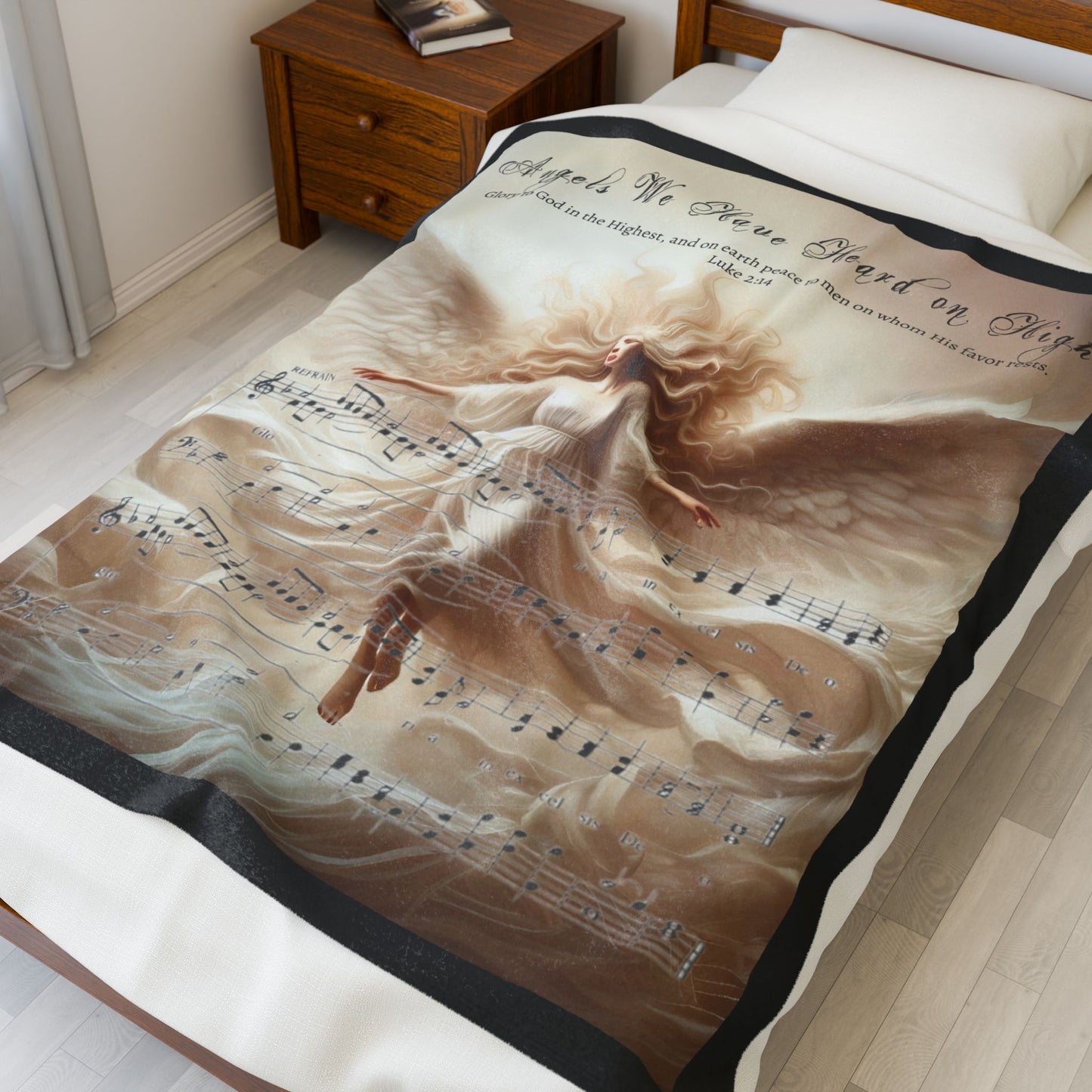 Plush Blanket - Angels We Have Heard on High Design