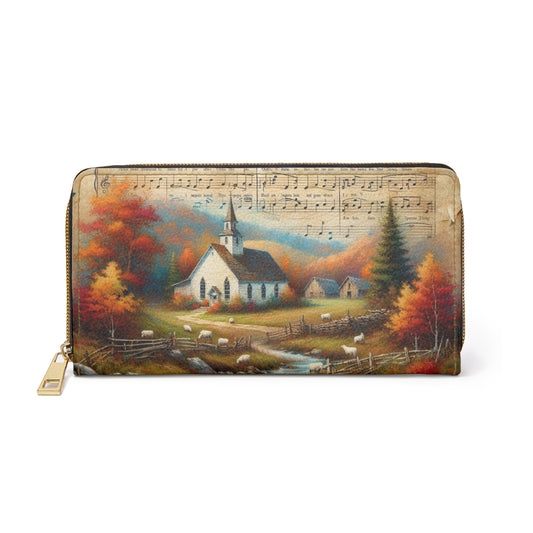 Zipper Wallet - Amazing Grace Inspirational Design