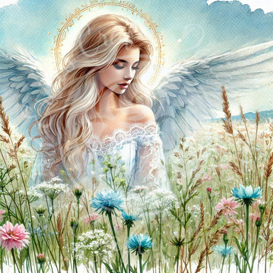 14 Sq Angel of Spring 8x8 Printable