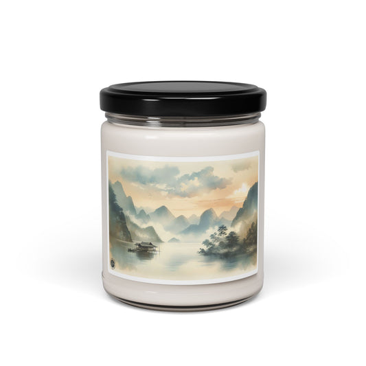 Peaceful Shores Coconut Cream & Cardamom Scented Soy Candle, 9oz