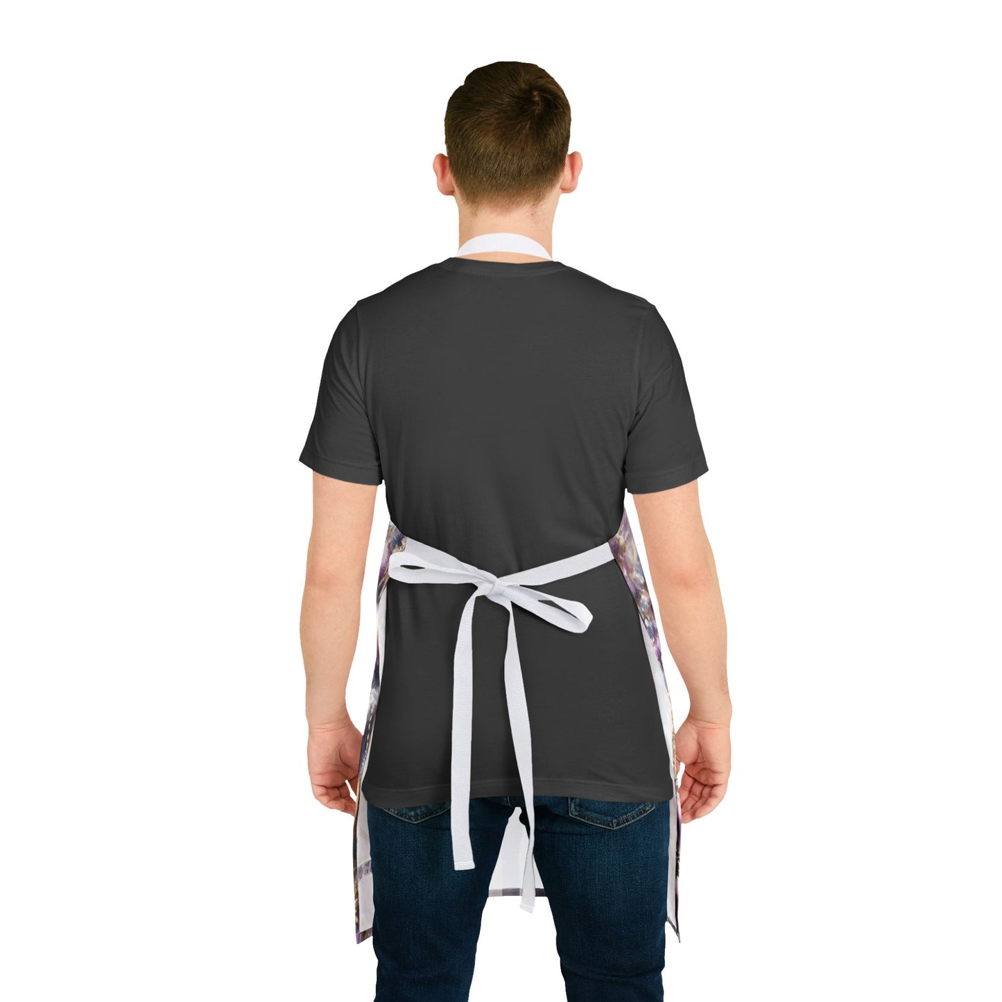 Apron Purple Reindeer Christmas