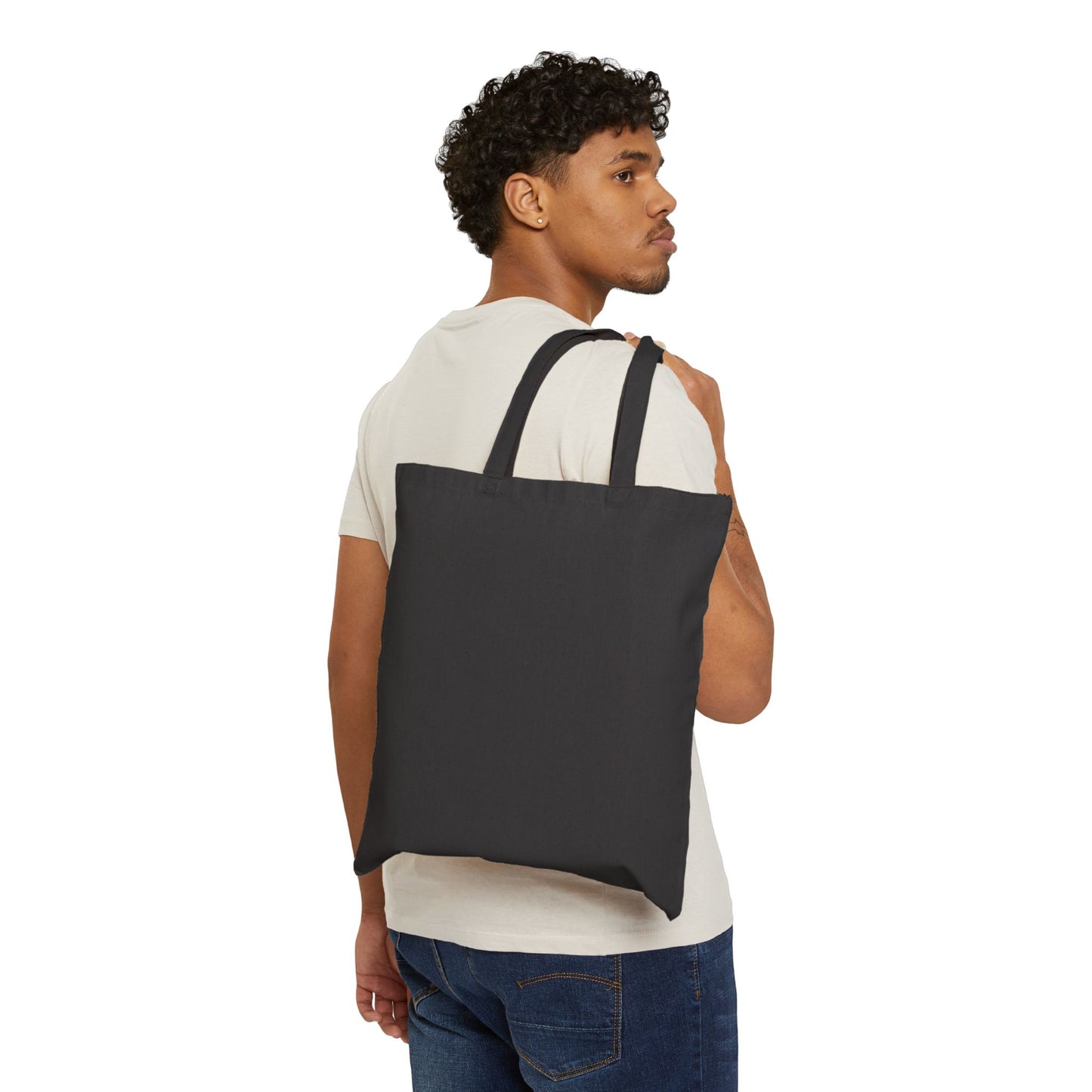 Rustic Bee Cotton Canvas Tote Bag, Eco-Friendly Shopper, Bee Lover Gift, Grocery Bag, Sustainable Tote