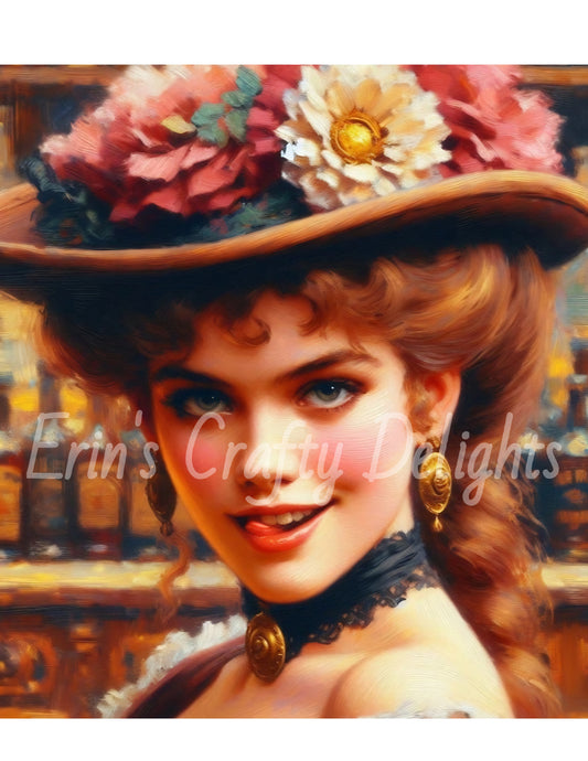 1887 Saloon Girl 10