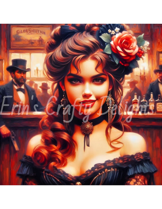 1887 Saloon Girl 12