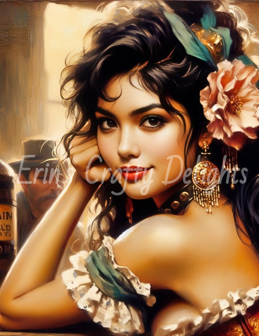 1887 Saloon Girl