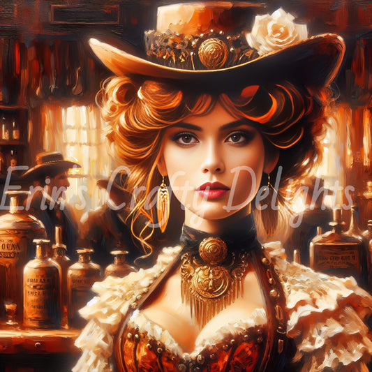 1887 Saloon Girl 1