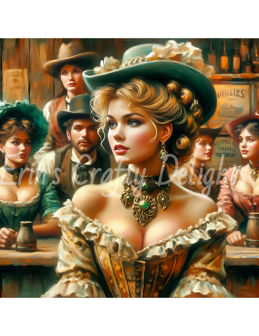 1887 Saloon Girl 3