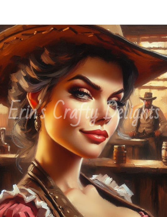 1887 Saloon Girl 5