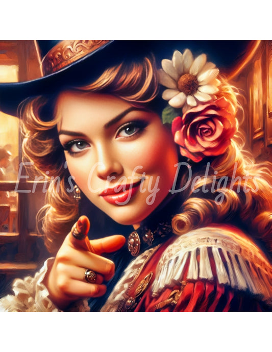1887 Saloon Girl 8
