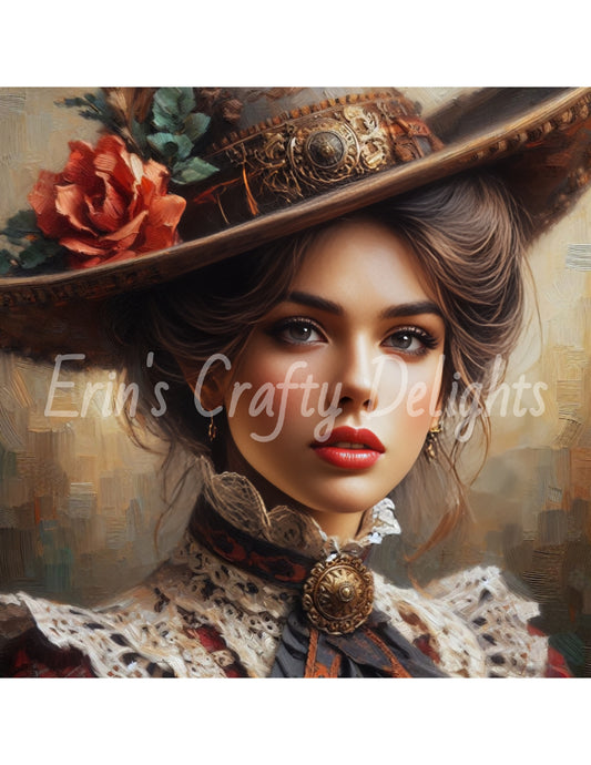 Vintage 1887 Western Woman 3