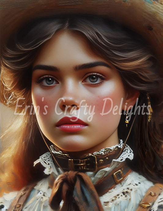Vintage 1887 Young Lady 2