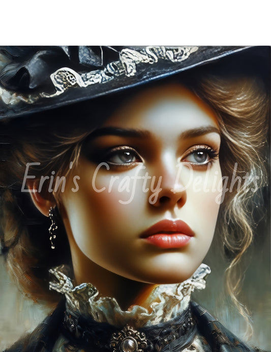 Vintage 1887 Young Widow 1