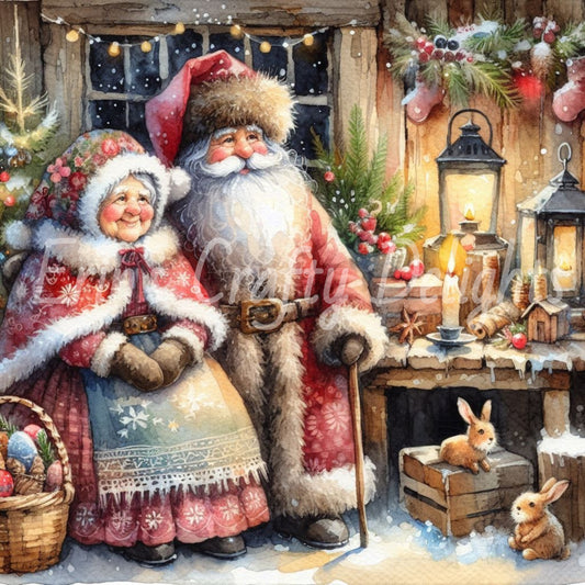 2 Cute Mr & Mrs Claus