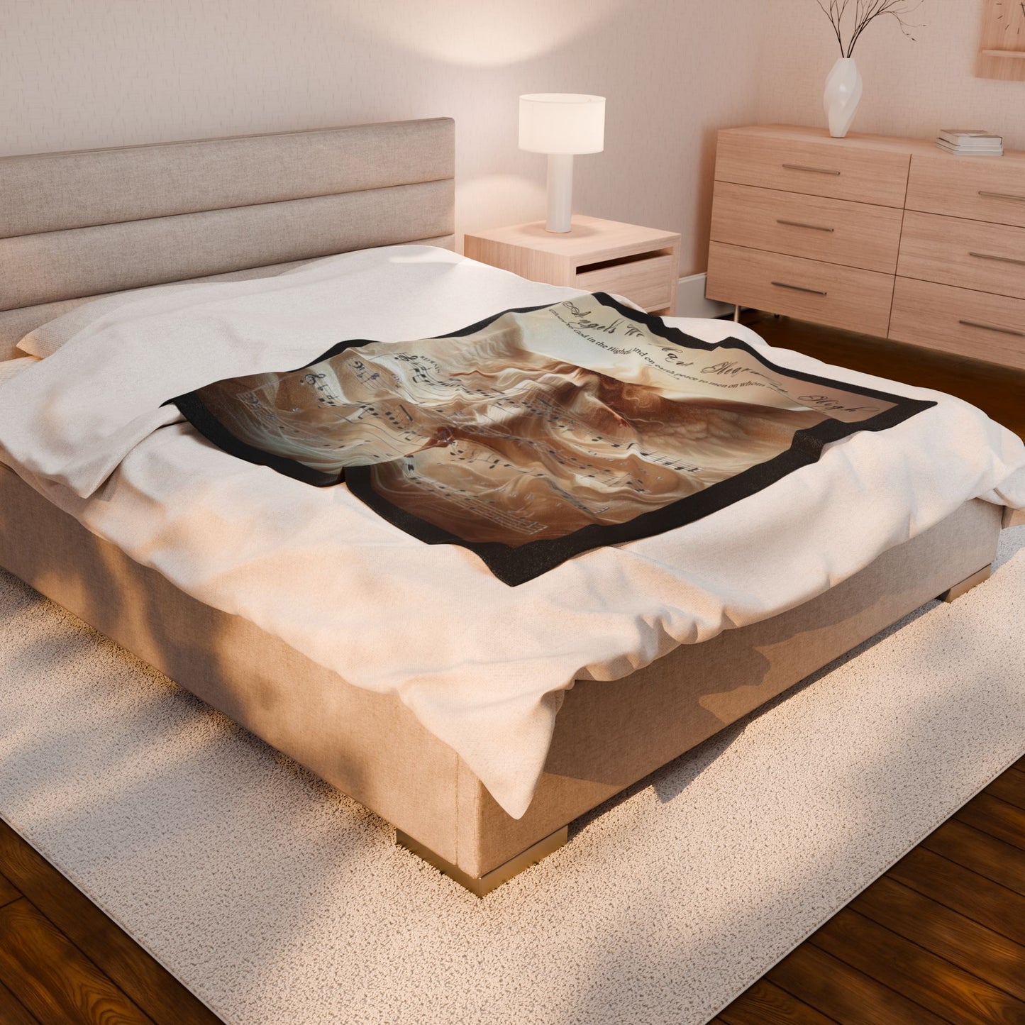 Plush Blanket - Angels We Have Heard on High Design