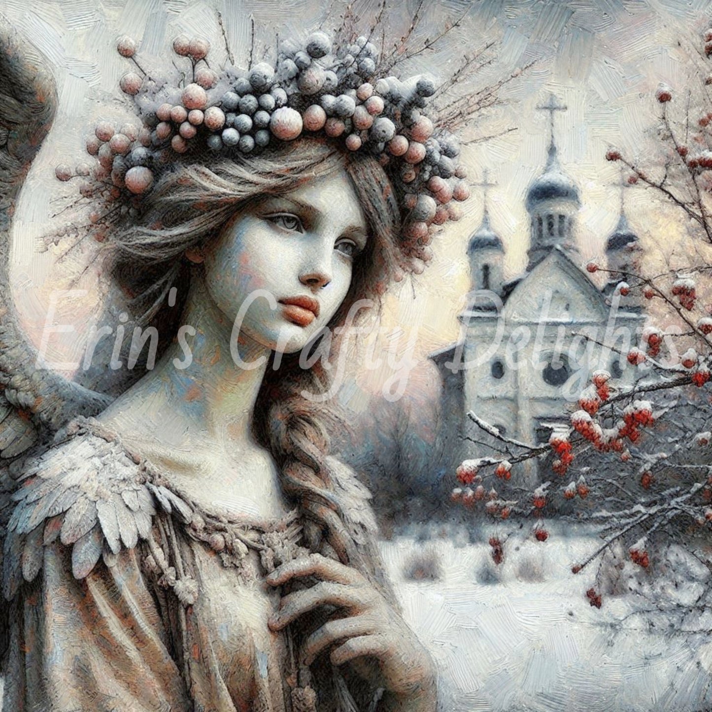 3 Stone Christmas Angel