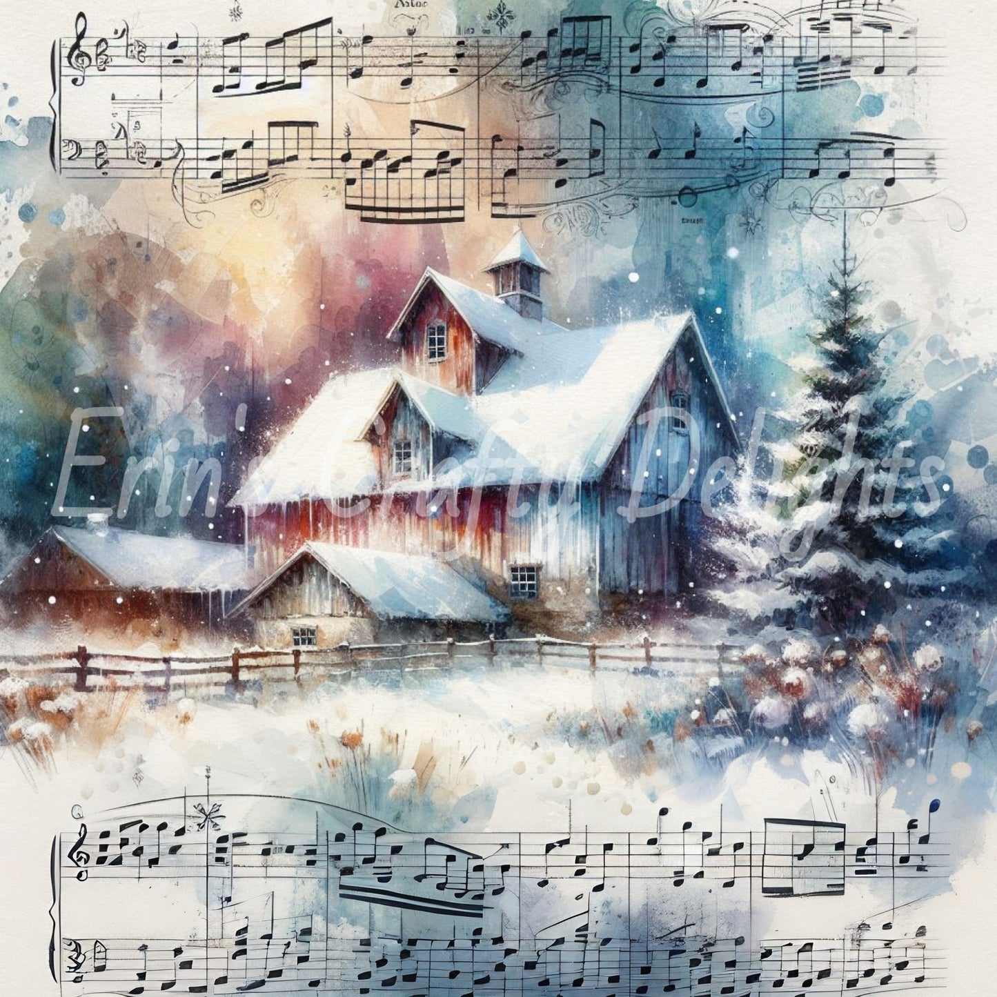 3 Winter's Medley Barn