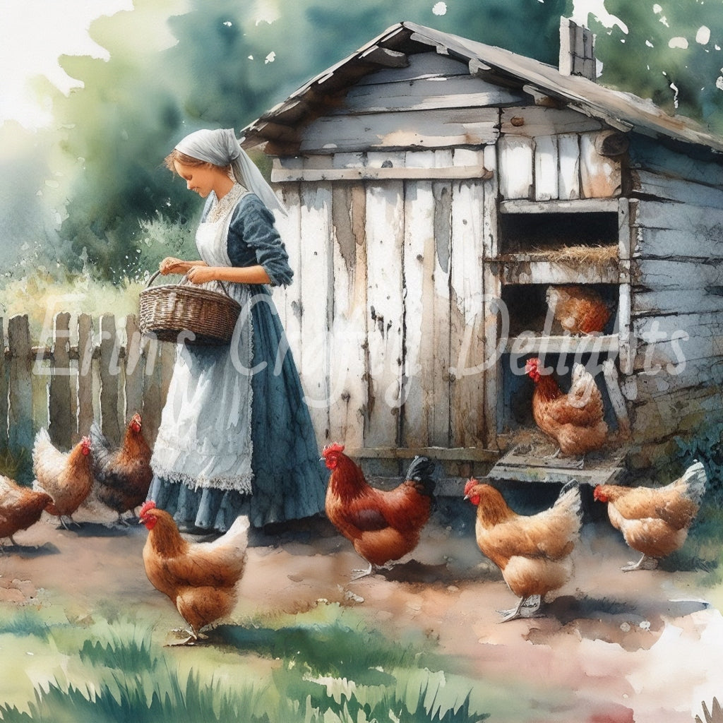3 Chicken Coop & Nesting Boxes