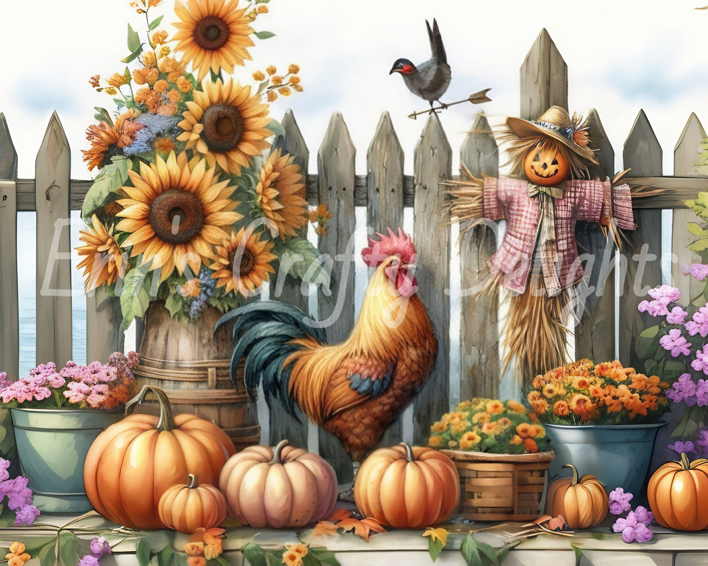 3 Fall Rooster